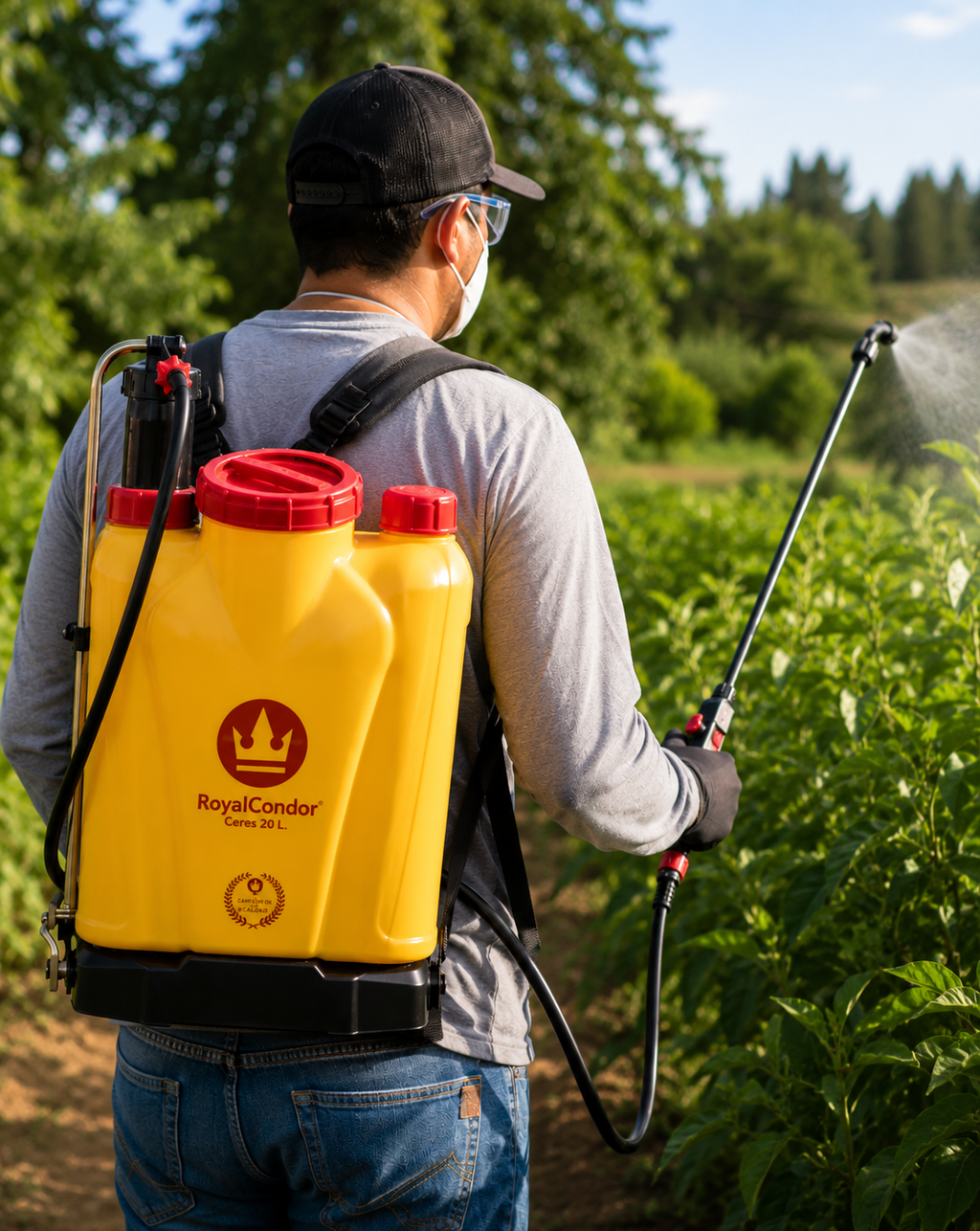 Fumigadora Manual Royal Condor Ceres 20L Bomba Hidráulica