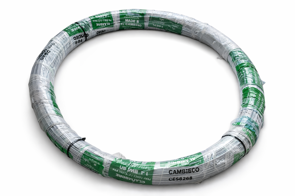 Alambre Galvanizado para Cerca Eléctrica Calibre 14 x 1000 Metros