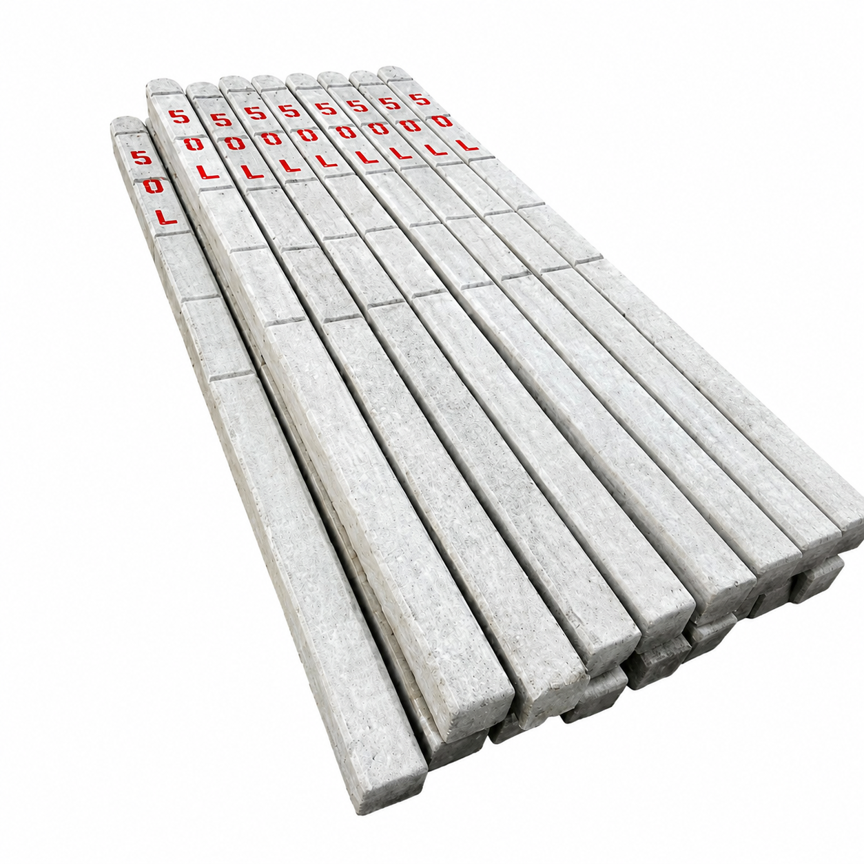 Poste de cerca en concreto 10 x 10 cm 2 metros Reforzado