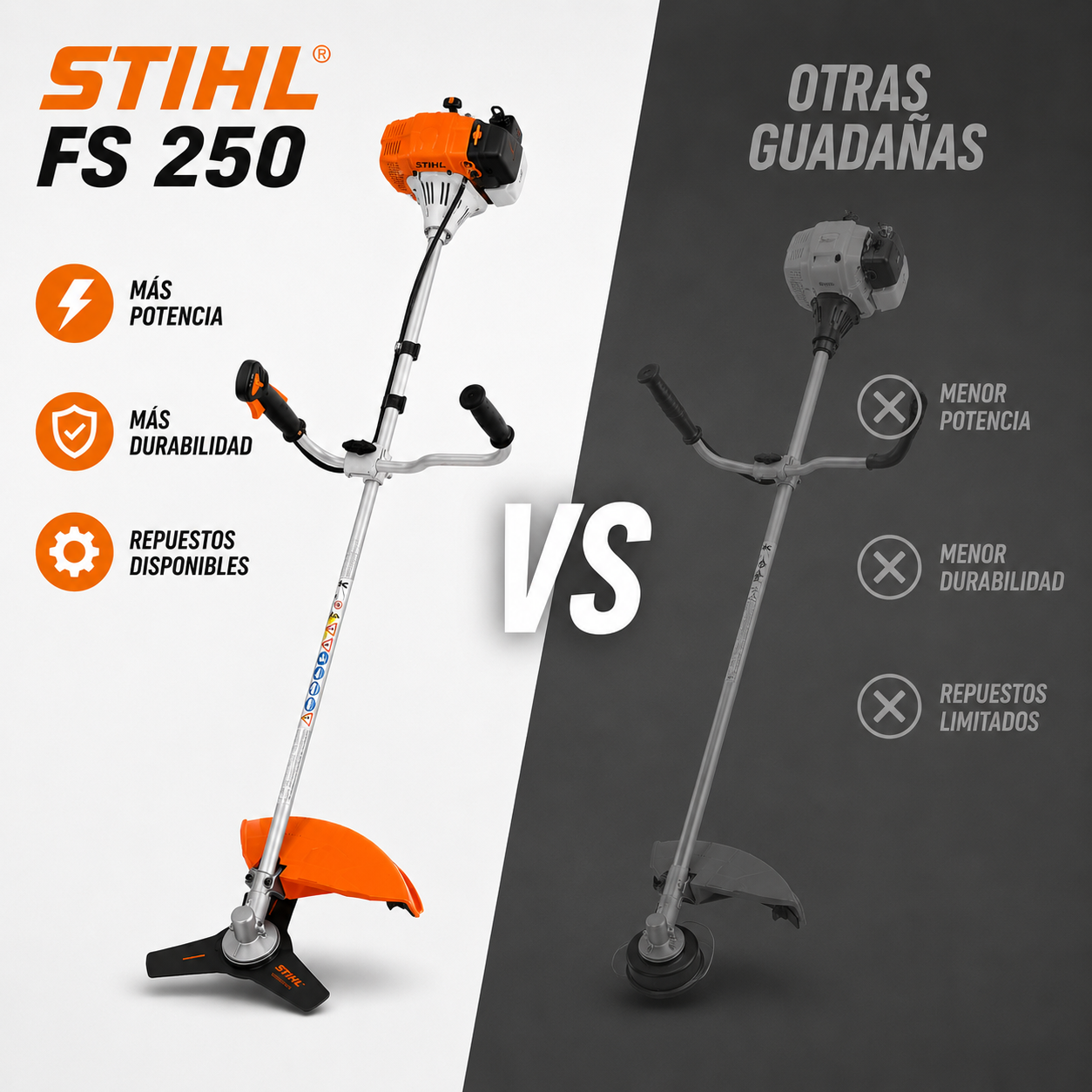 Guadaña Stihl FS 250 Original – Uso Profesional