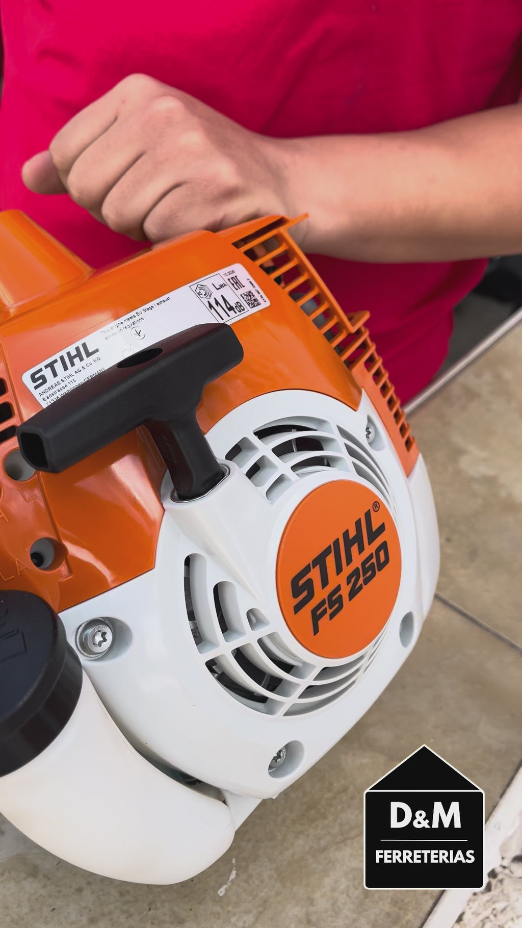 Guadaña Stihl FS 250 Original – Uso Profesional